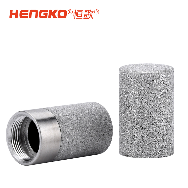 耐高溫耐腐蝕透氣微孔螺紋316L不銹鋼燒結(jié)保護(hù)罩具體應(yīng)用！