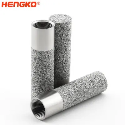 燒結(jié)多孔金屬不銹鋼傳感器外殼，用于工業(yè)溫度和濕度變送器